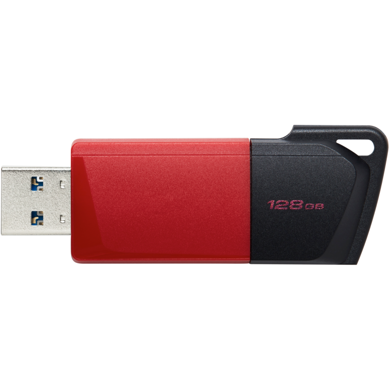 Kingston DataTraveler Exodia M 128 GB USB-Stick, rot/schwarz, USB-A 3.2 Gen 1