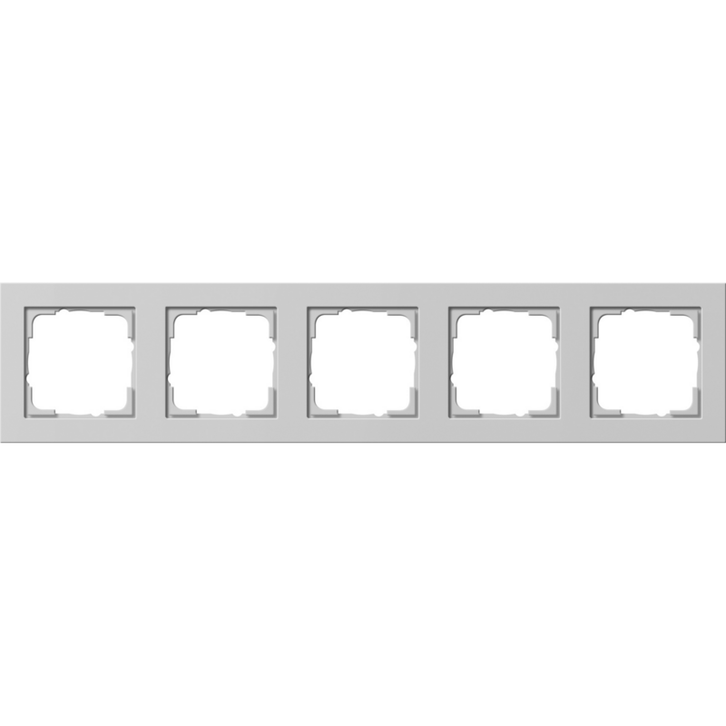 Gira Abdeckrahmen fünffach Befestigung/Montage, grau