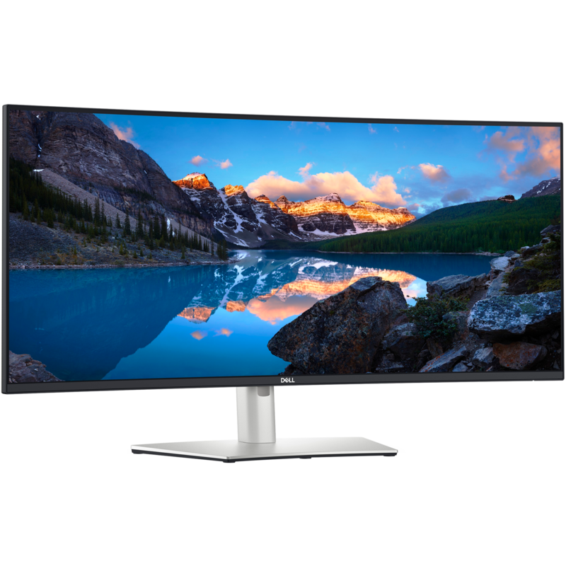 Dell U3824DW LED-Monitor, silber/schwarz, WQHD+, USB-C, IPS Black