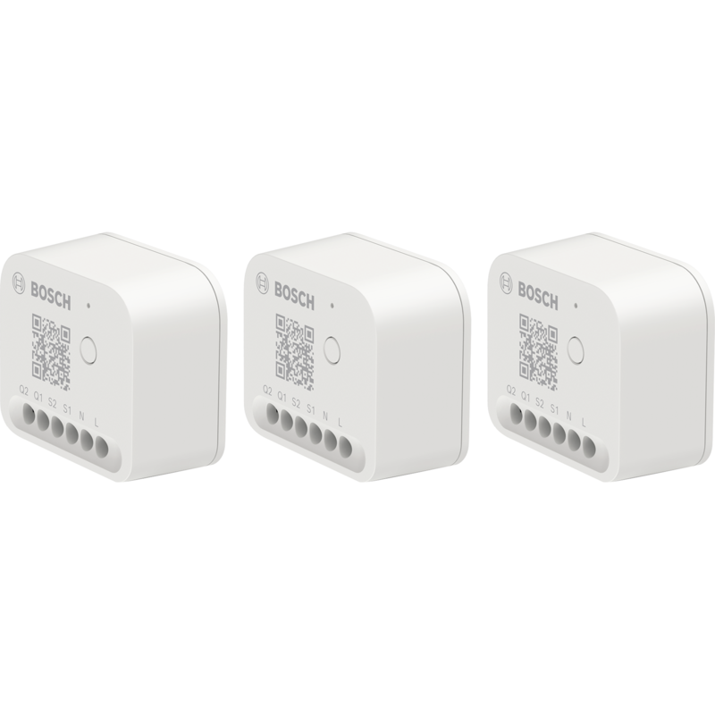 Bosch Smart Home Smart Home Licht-/ Rollladensteuerung II Relais, 3er Pack