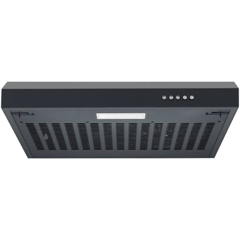 Respekta Sina (CH500SC-19) Dunstabzugshaube, schwarz (matt), 50 cm, Gebraucht