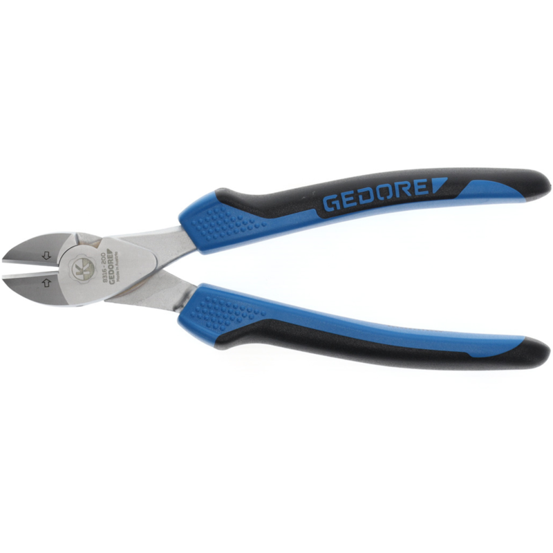GEDORE Kraft-Seitenschneider, 200mm, 2-Komponentengriff Schneid-Zange