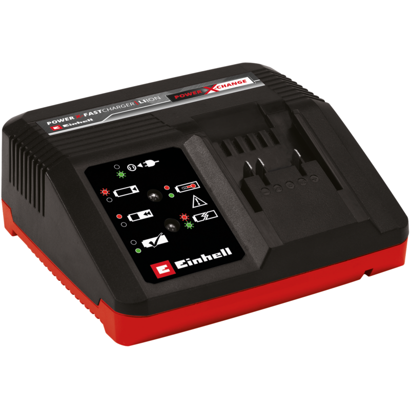 EINHELL Power X-Fastcharger 4A Ladegerät, schwarz/rot
