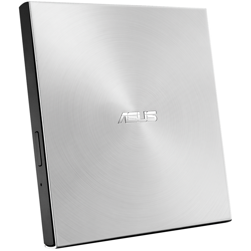 ASUS ZenDrive U8M externer DVD-Brenner, silber, USB-C Schnittstelle, M-DISC
