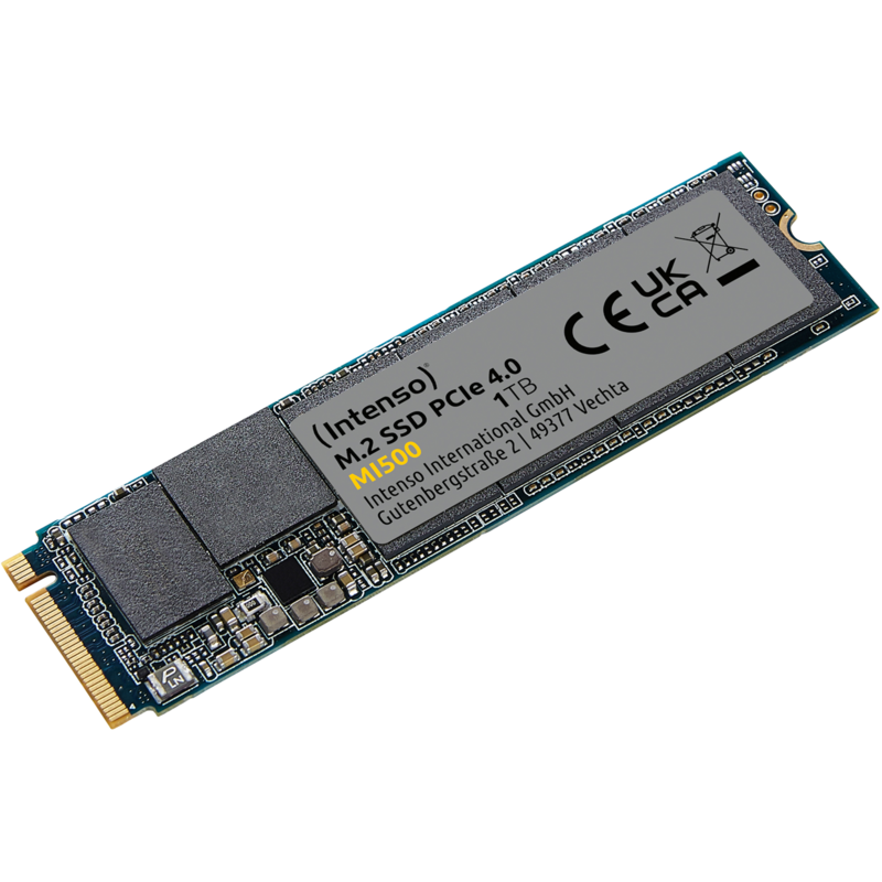 Intenso MI500 1 TB SSD, PCIe 4.0 x4, NVMe 1.4, M.2 2280
