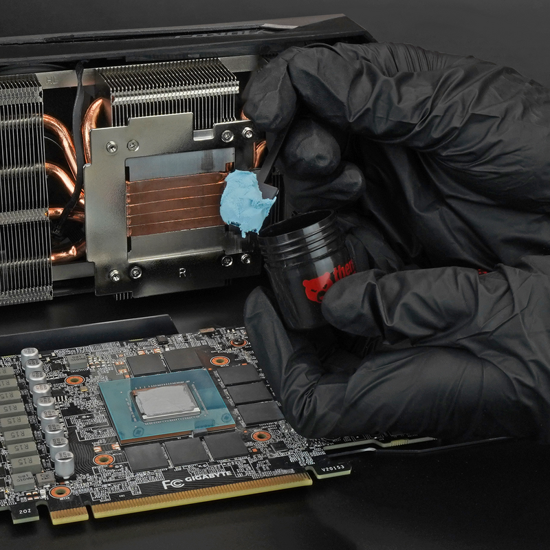 Thermal Grizzly Putty Advance 100g Wärmeleitpads, blau