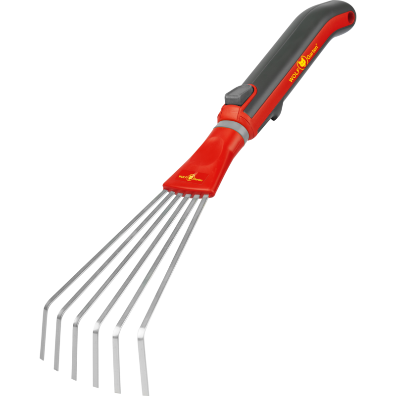 WOLF-Garten Kleinfächerbesen LD-M /ZM 015, multi-star Besen, rot/grau, 11,5cm