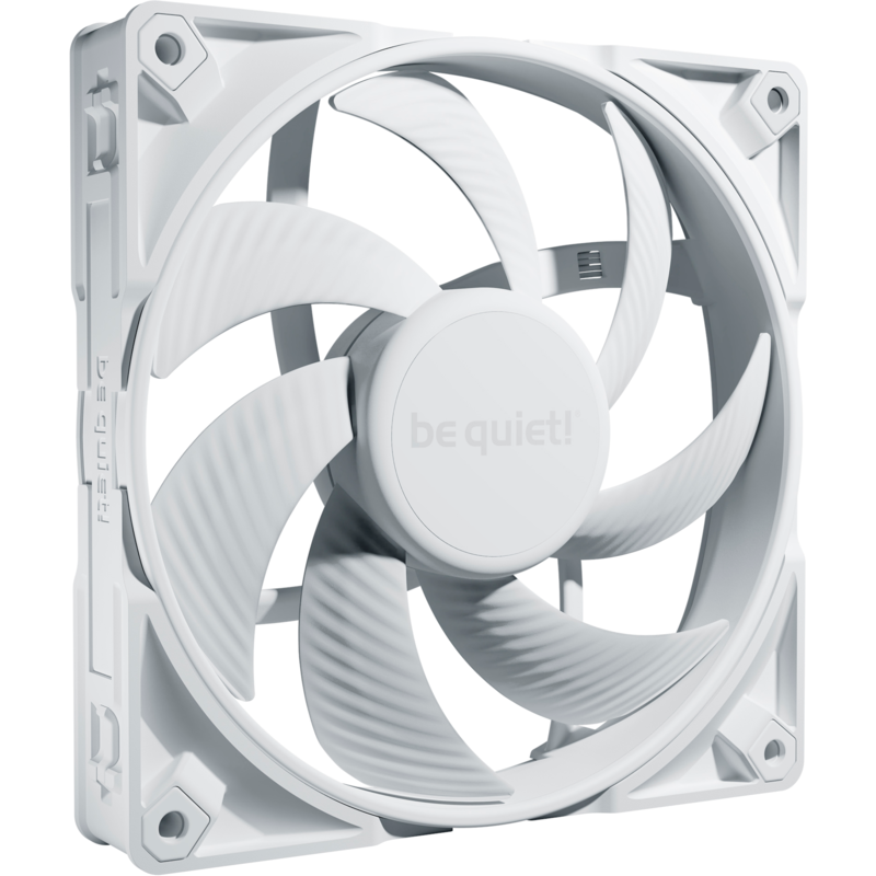 be quiet! Silent Wings Pro 4 140mm PWM White Gehäuselüfter, weiß