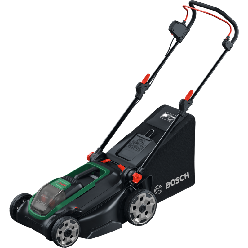 Bosch Heimwerken & Garten Akku-Rasenmäher Rotak18V2-43 SOLO, 36 Volt (2x18V)