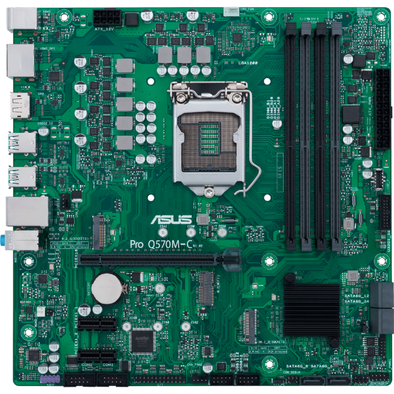 ASUS PRO Q570M-C/CSM Mainboard, Gebraucht