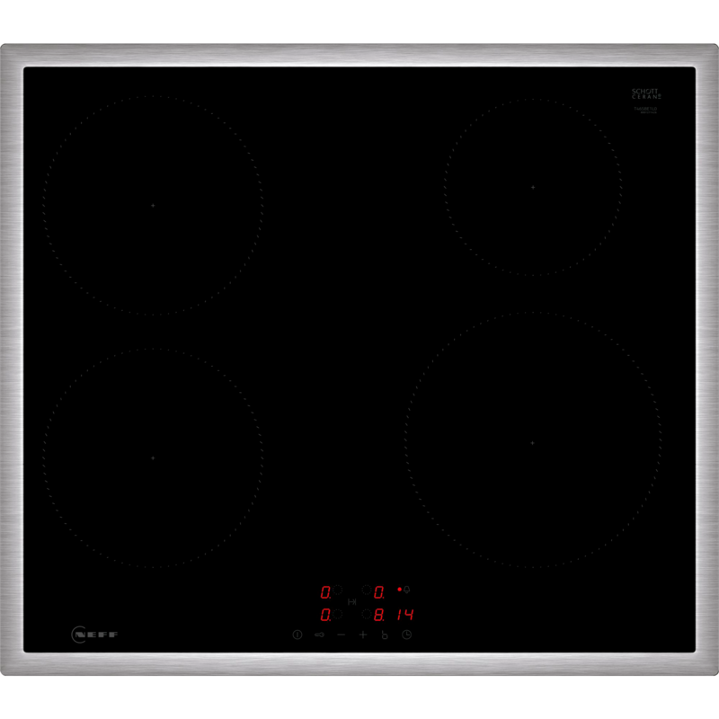 Neff T46SBE1L0 N 50 Autarkes Kochfeld, schwarz/edelstahl, 60 cm