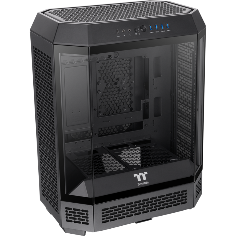 Thermaltake The Tower 600 Tower-Gehäuse, schwarz, Tempered Glass x 3