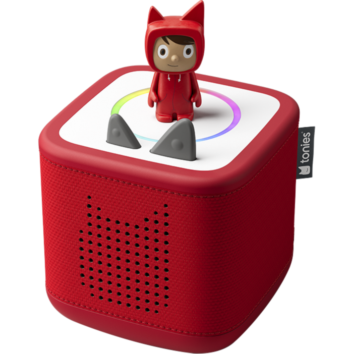 tonies Toniebox 2 Rot Starter Set Kreativ-Tonie Rot Lautsprecher