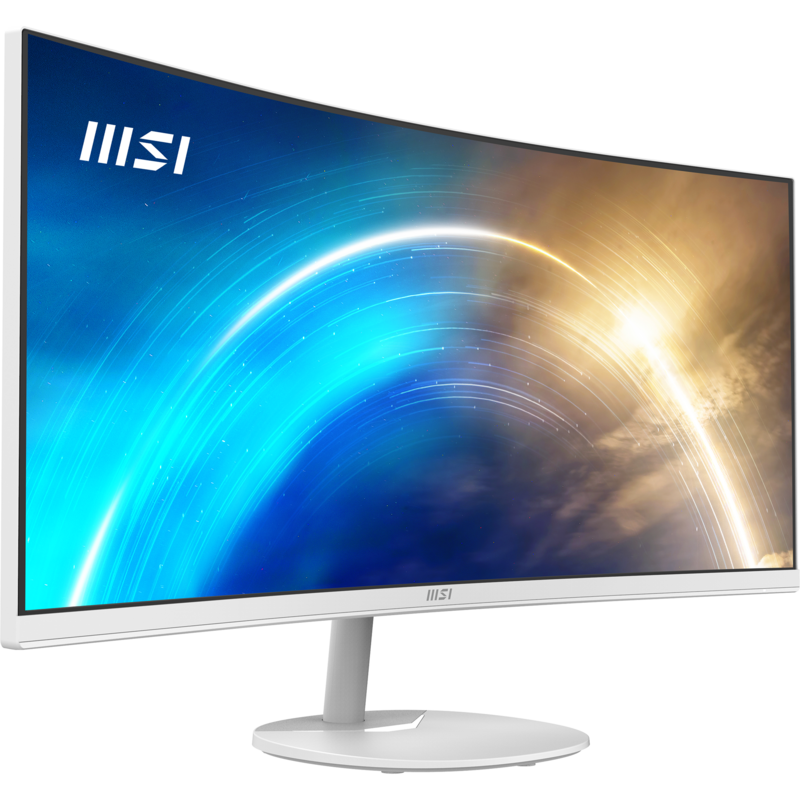 MSI PRO MP341CQWDE LED-Monitor, weiß, WQHD, VA, Curved