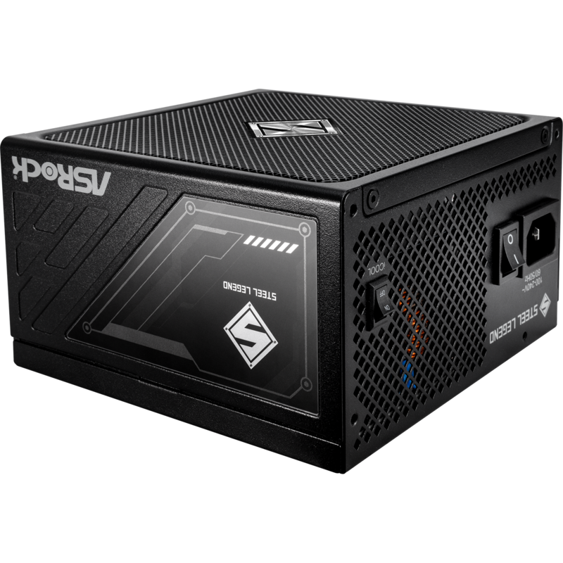 ASRock Steel Legend SL-850G PC-Netzteil, schwarz, 1x 12-Pin High Power GPU, 2x
