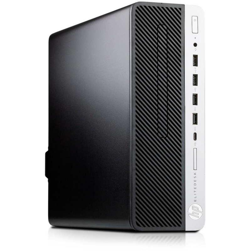HP Elitedesk 705 G5 SFF Generalüberholt PC-System, schwarz/silber, Windows 11, Generalüberholt