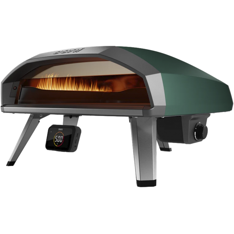 Ooni Koda 2 Pro Pizzaofen, dunkelgrün/grau, für Pizzen bis ca. Ø 46cm