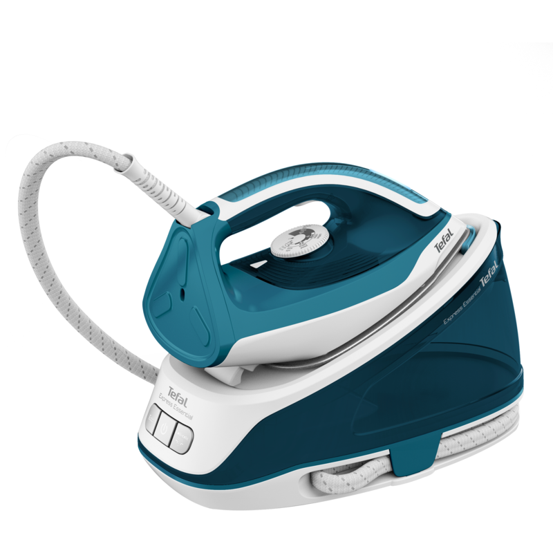 Tefal Express Essential SV 6115 Dampfbügelstation, weiß/türkis