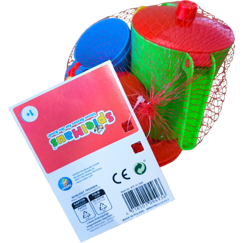 Kaffeeservice-Set, 11-teilig, aus hochwertigem Kunststoff, für Kinder ab 12