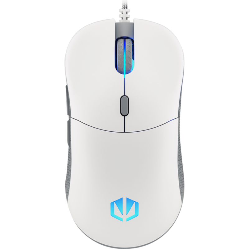 ENDORFY GEM Plus Onyx White Gaming-Maus, weiß/grau