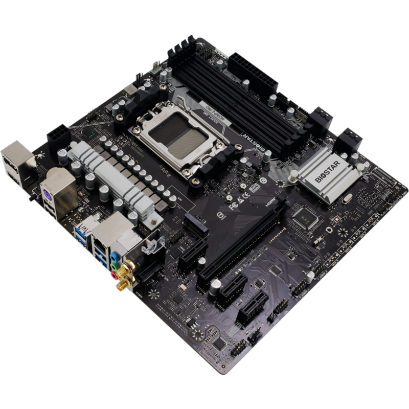 Biostar A620MP-E PRO Mainboard, schwarz, Gebraucht