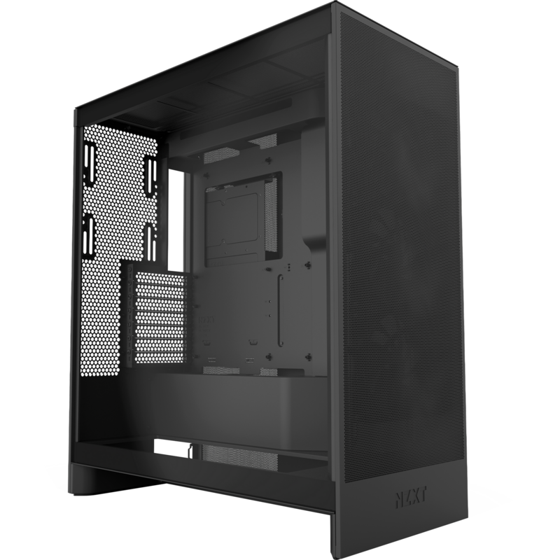 NZXT H7 Flow ( 2024 ) Tower-Gehäuse, schwarz, Tempered Glass