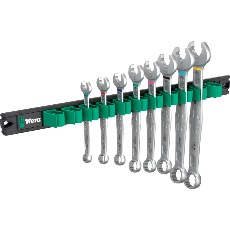 Wera 9642 Magnetleiste 6003 Joker Imperial 1, 5-teilig Schraubenschlüssel