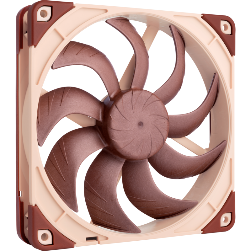 Noctua NF-A14x25 G2 PWM Gehäuselüfter, braun/beige, PWM-Anschluss
