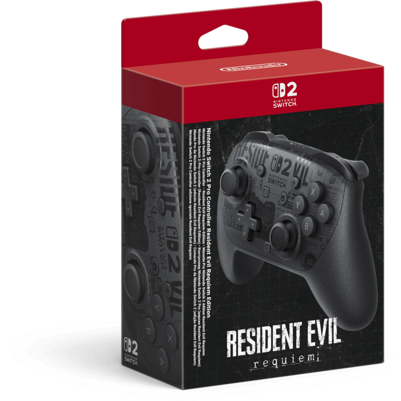 Nintendo Switch 2 Pro Controller - Resident Evil Requiem Edition Gamepad