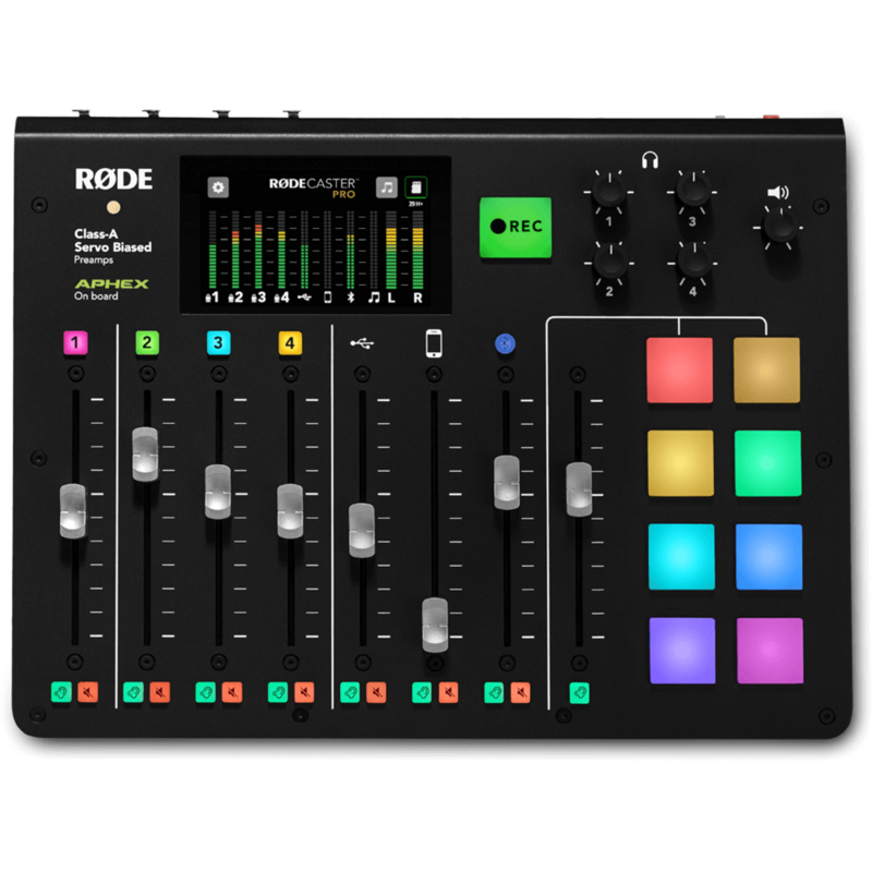 Rode Microphones RØDECaster VIDEO S Mischpult, schwarz, USB-C, Bluetooth, WLAN