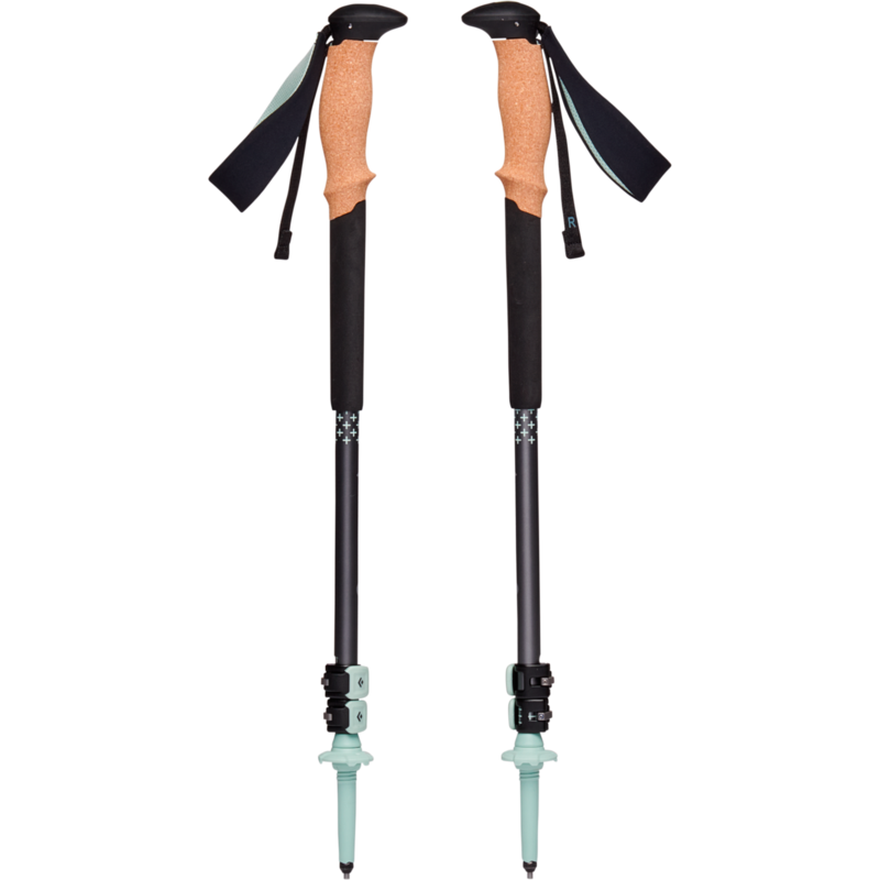 Black Diamond Trekkingstöcke Pursuit S/M Fitnessgerät, grau/grün, 1 Paar