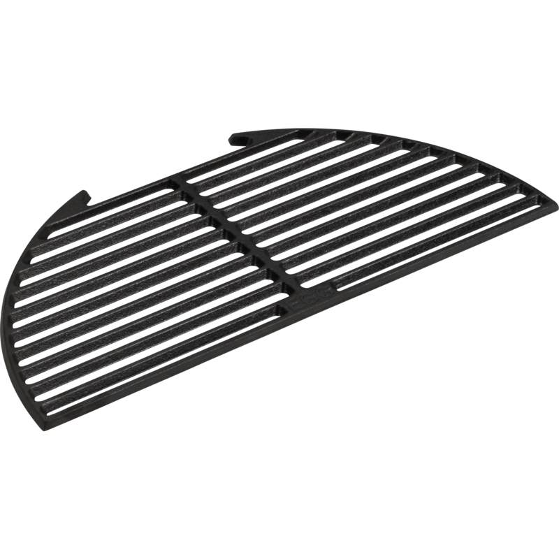 Big Green Egg Halber Gusseisenrost Medium, Ø 40cm Grillrost, anthrazit, für Big