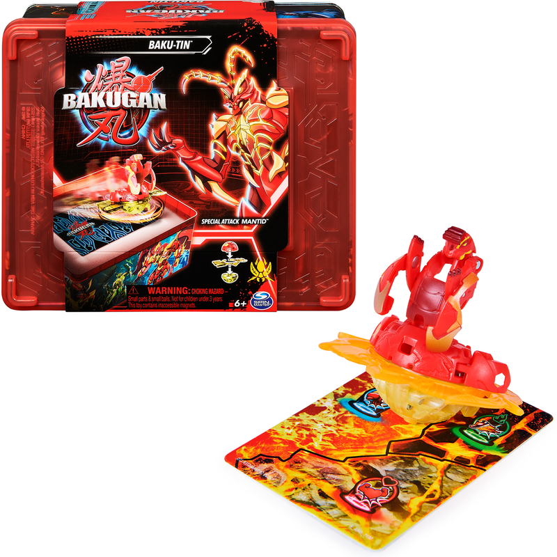 Spin Master Bakugan 2023 Baku-Tin mit Special Attack Mantid