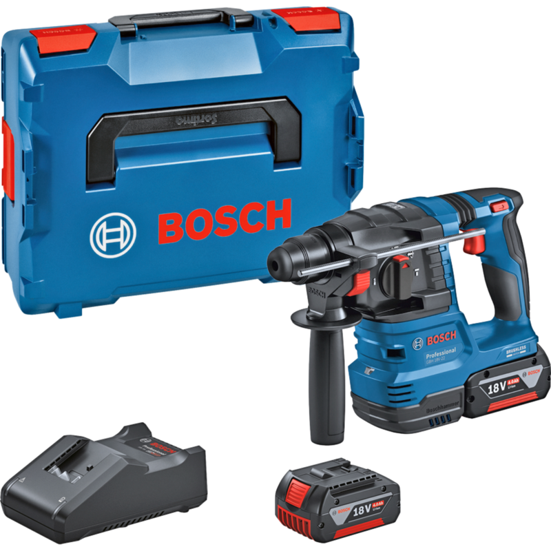 Bosch Professional Akku-Bohrhammer GBH 18V-22 Professional, 18Volt