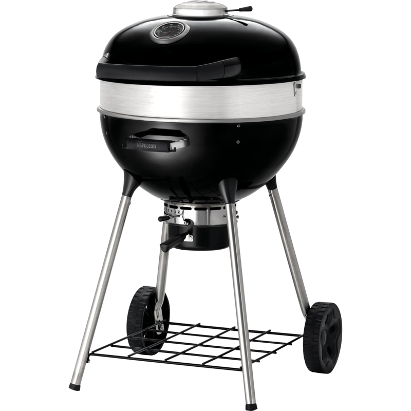 Napoleon Holzkohle Kugelgrill PRO22K-LEG-3 Grill, schwarz, Ø 57cm