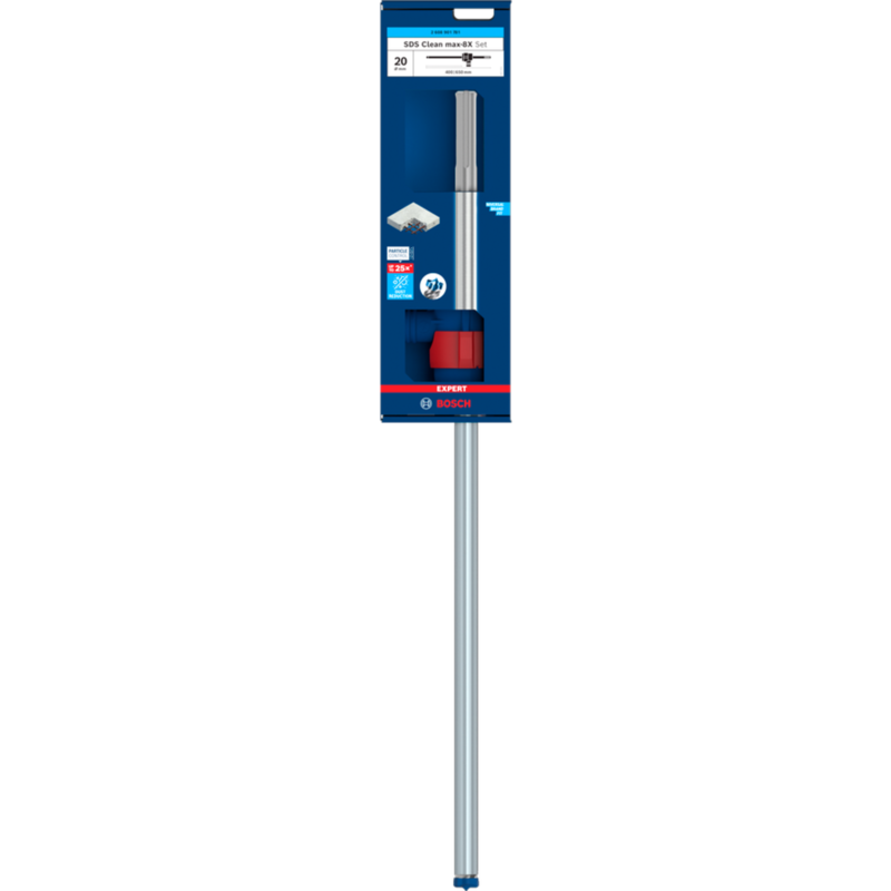 Bosch Professional EXPERT Hammerbohrer SDS Clean max-8X Set, Ø 20mm Bohrer