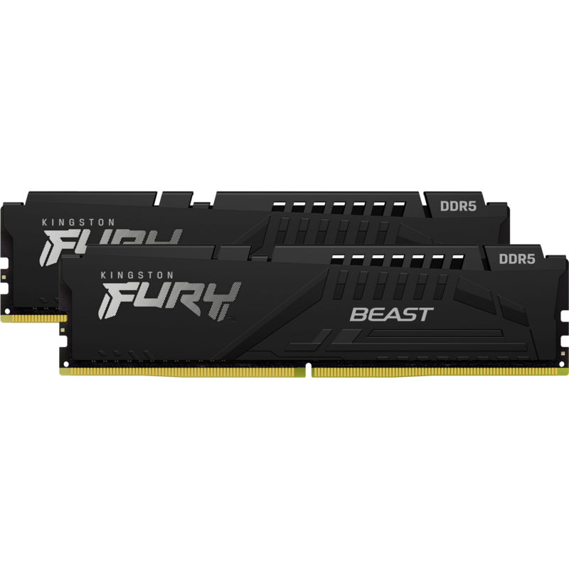 Kingston FURY DIMM 32 GB DDR5-6000 (2x 16 GB) Dual-Kit Arbeitsspeicher, schwarz