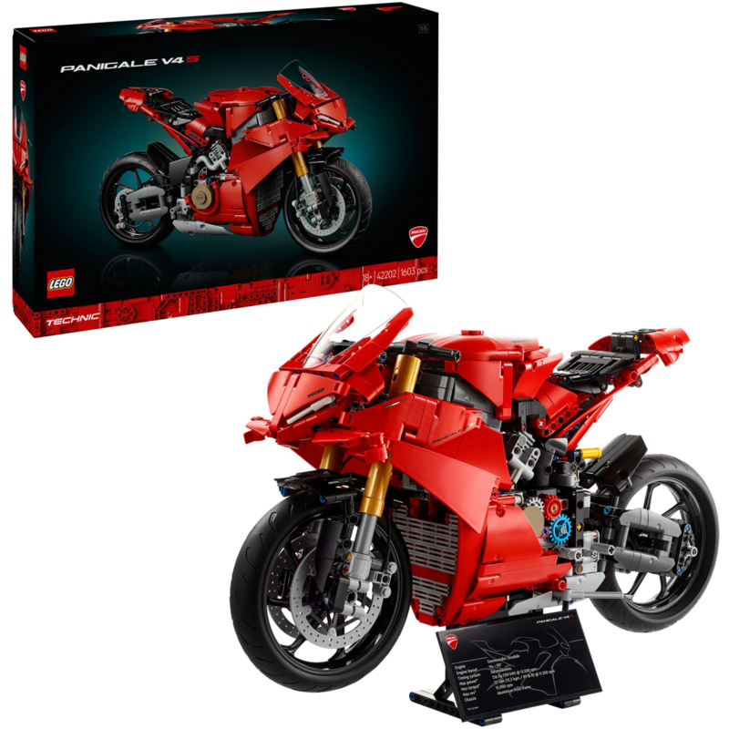 LEGO Technic Ducati Panigale V4 S Motorrad Konstruktionsspielzeug