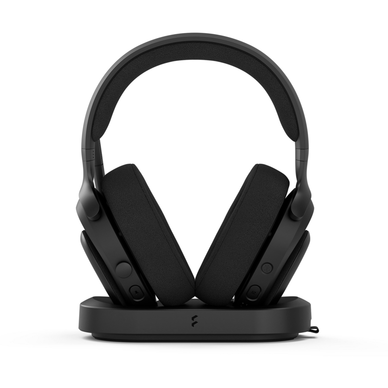 Fractal Design Scape Dark Gaming-Headset, schwarz, Bluetooth, USB-Dongle, Gebraucht