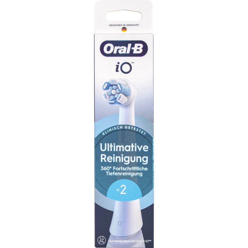 Oral-B Oral-B iO Ultimative Reinigung 2er Aufsteckbürste, weiß, Überlegene