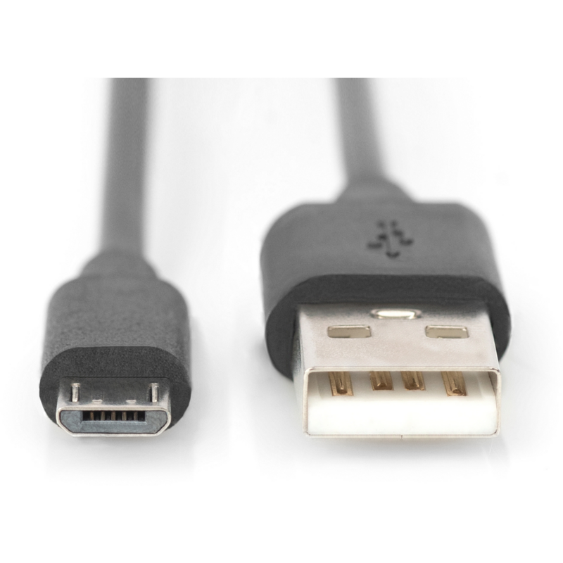 Digitus USB 2.0 Anschlusskabel USB-A (Stecker) > Micro-USB (Stecker) Kabel