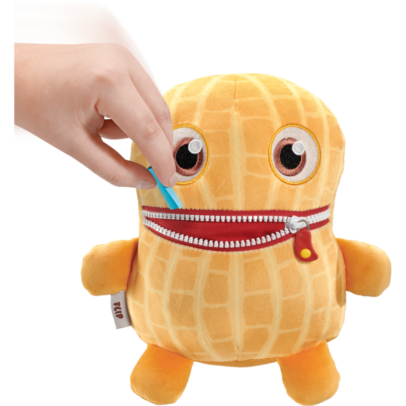 Schmidt Spiele Sorgenfresser Flip Kuscheltier, Edition Boogie Woogies, 19 cm