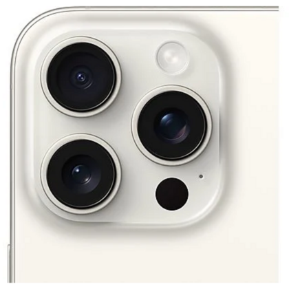 Apple iPhone 15 Pro Max 256GB Generalüberholt Handy, hellgrau, Titan Weiß, iOS, Generalüberholt