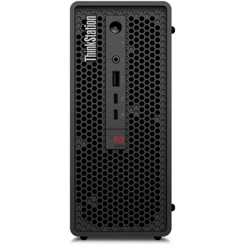 Lenovo ThinkStation P3 Ultra SFF (30HA00BMGE) PC-System, schwarz, Windows 11 Pro