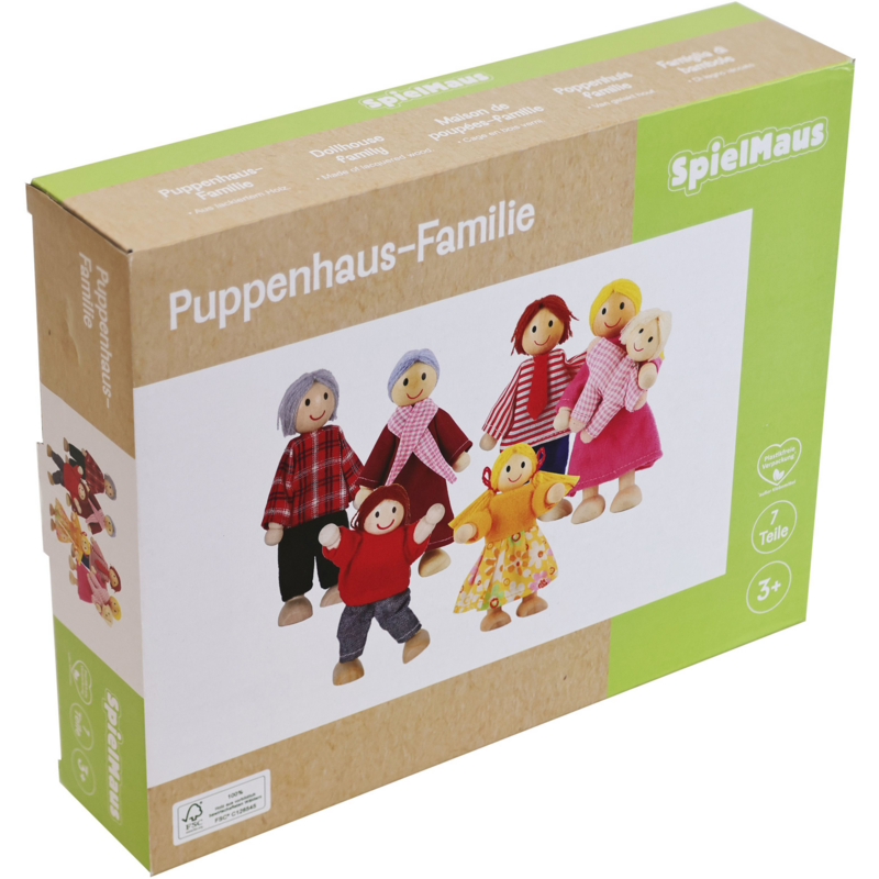 Beeboo Holz Puppenhaus Familie