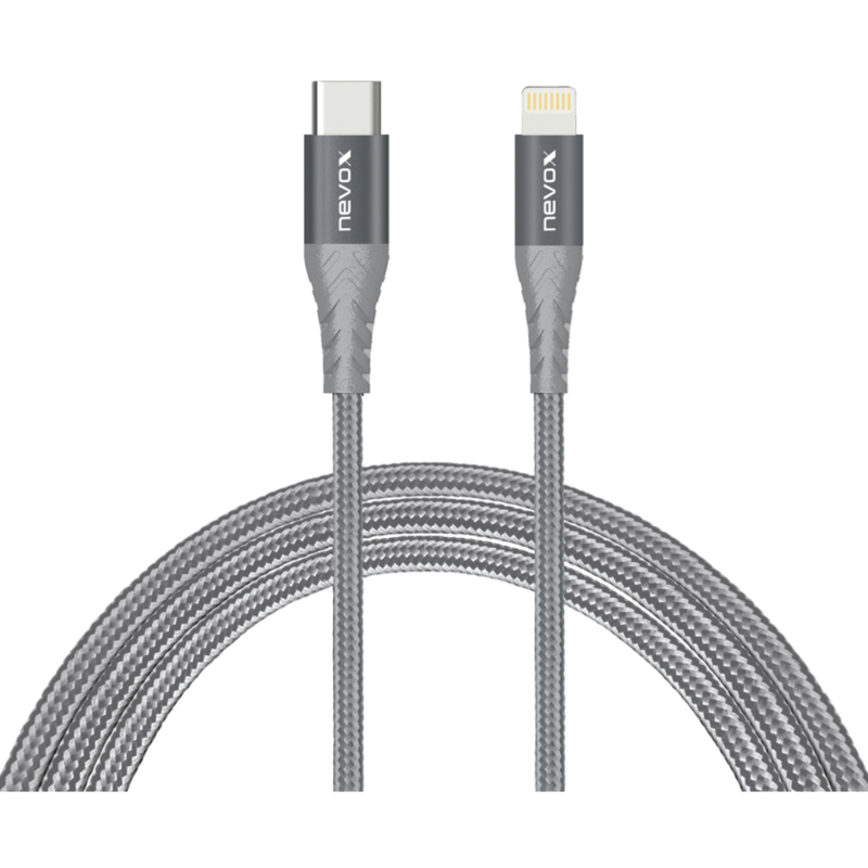 Nevox USB 2.0 Adapterkabel, USB-C Stecker > Lightning Stecker Kabel