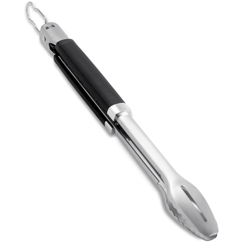 Weber Premium Grillzange 6760 Grillbesteck, edelstahl/schwarz