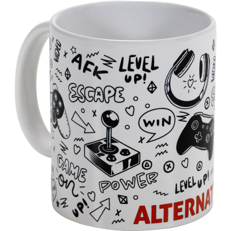 ALTERNATE Kaffeebecher retail Tasse, weiß