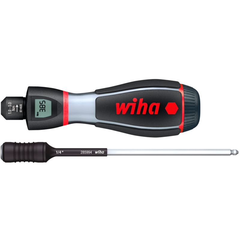 Wiha Drehmoment-Schraubendreher iTorque, schwarz/rot, mit Digitalskala