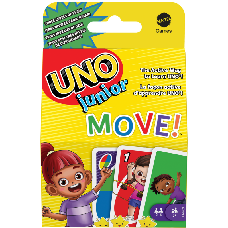 Mattel Games UNO Junior Move Kartenspiel